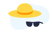 Sun hat illustration