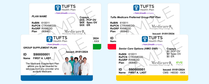 Your Plan Cards | Tufts Health Plan Medicare Preferred